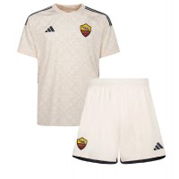AS Roma Fotballklær Bortedraktsett Barn 2023-24 Kortermet (+ korte bukser)